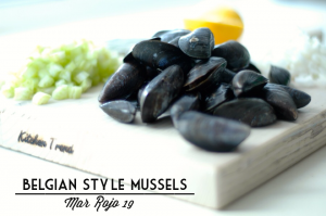 Belgian style mussels 
