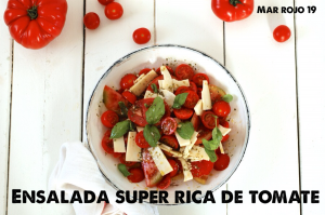 Ensalada súper rica de tomate 